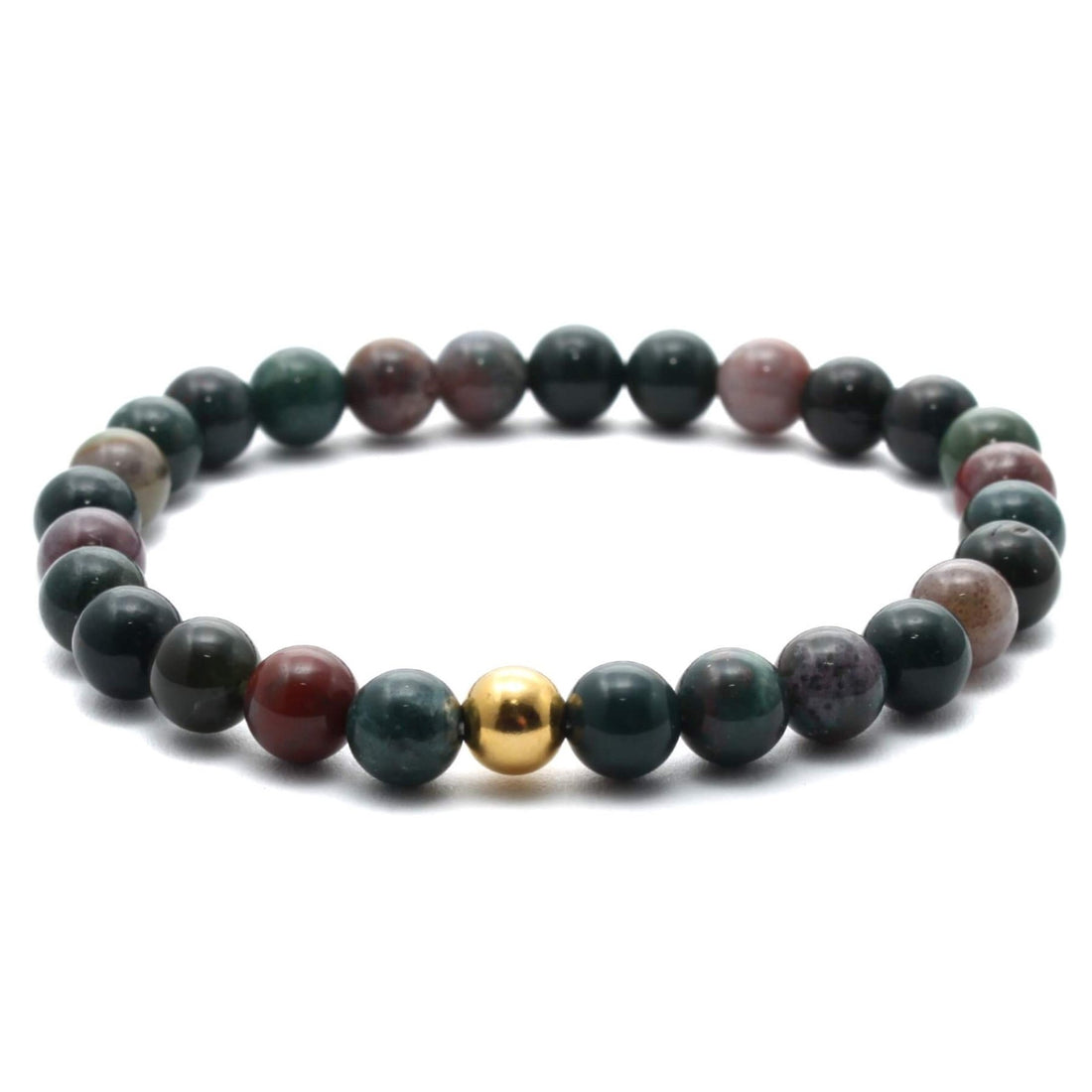 Heliotrop krystal armbånd