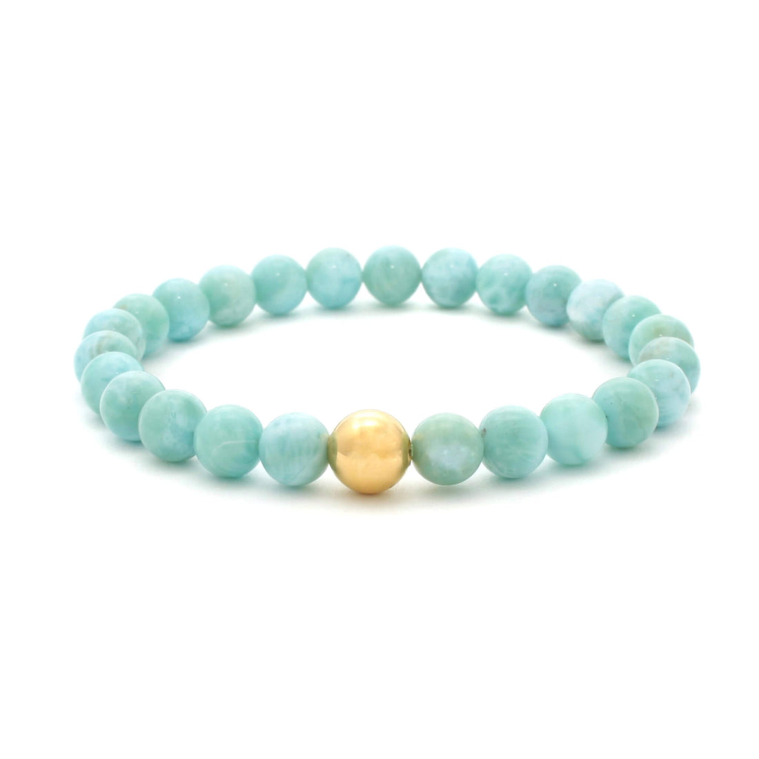 Larimar krystal armbånd,7-8mm