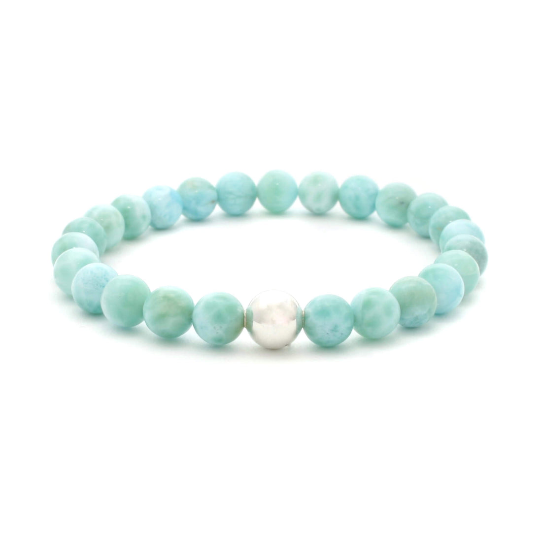 Larimar krystal armbånd,7-8mm