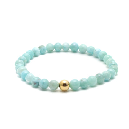 Larimar armbånd - Kærlighed og Harmoni
