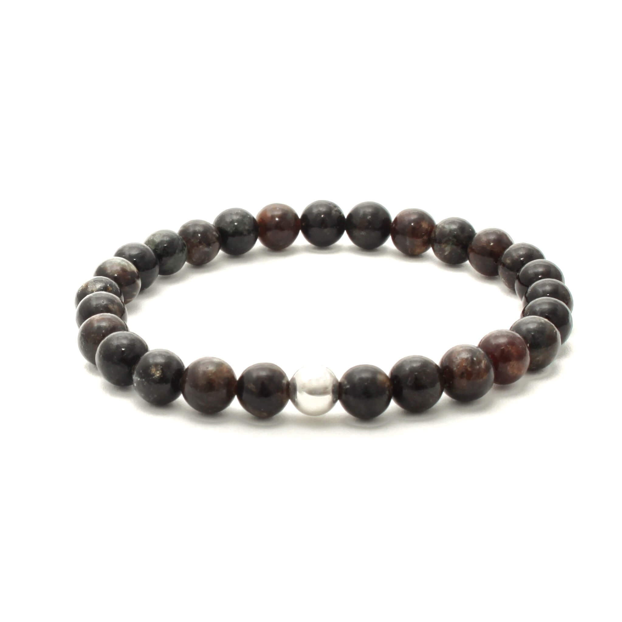 Phlogopit krystal armbånd 6 mm