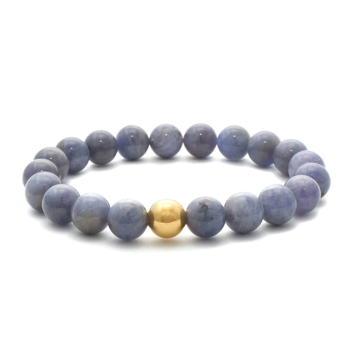 Tanzanit krystal armbånd