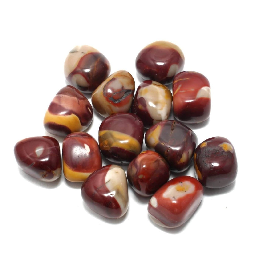 Mookait Jaspis lommesten i høj kvalitet