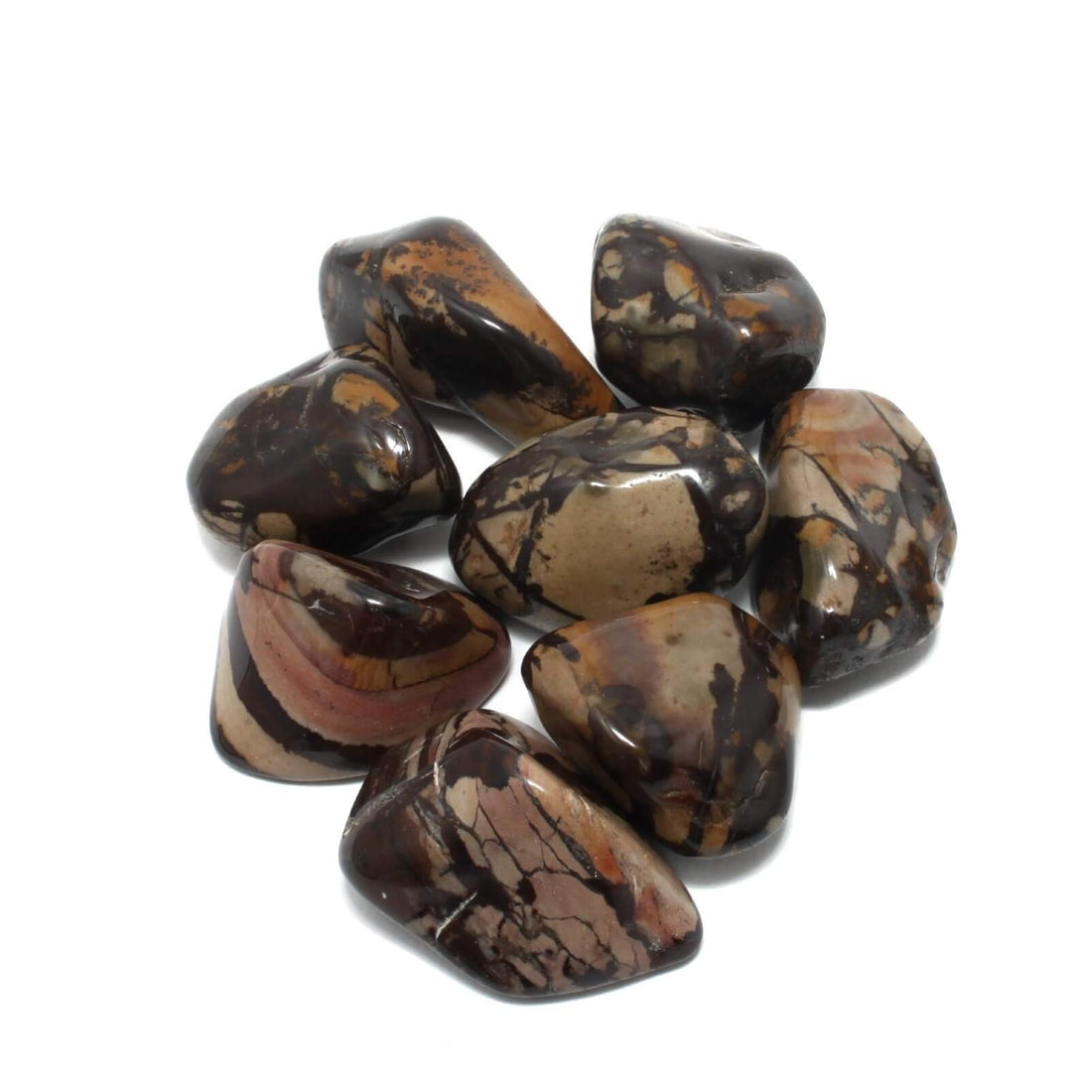 Nguni Jaspis lommesten i høj kvalitet