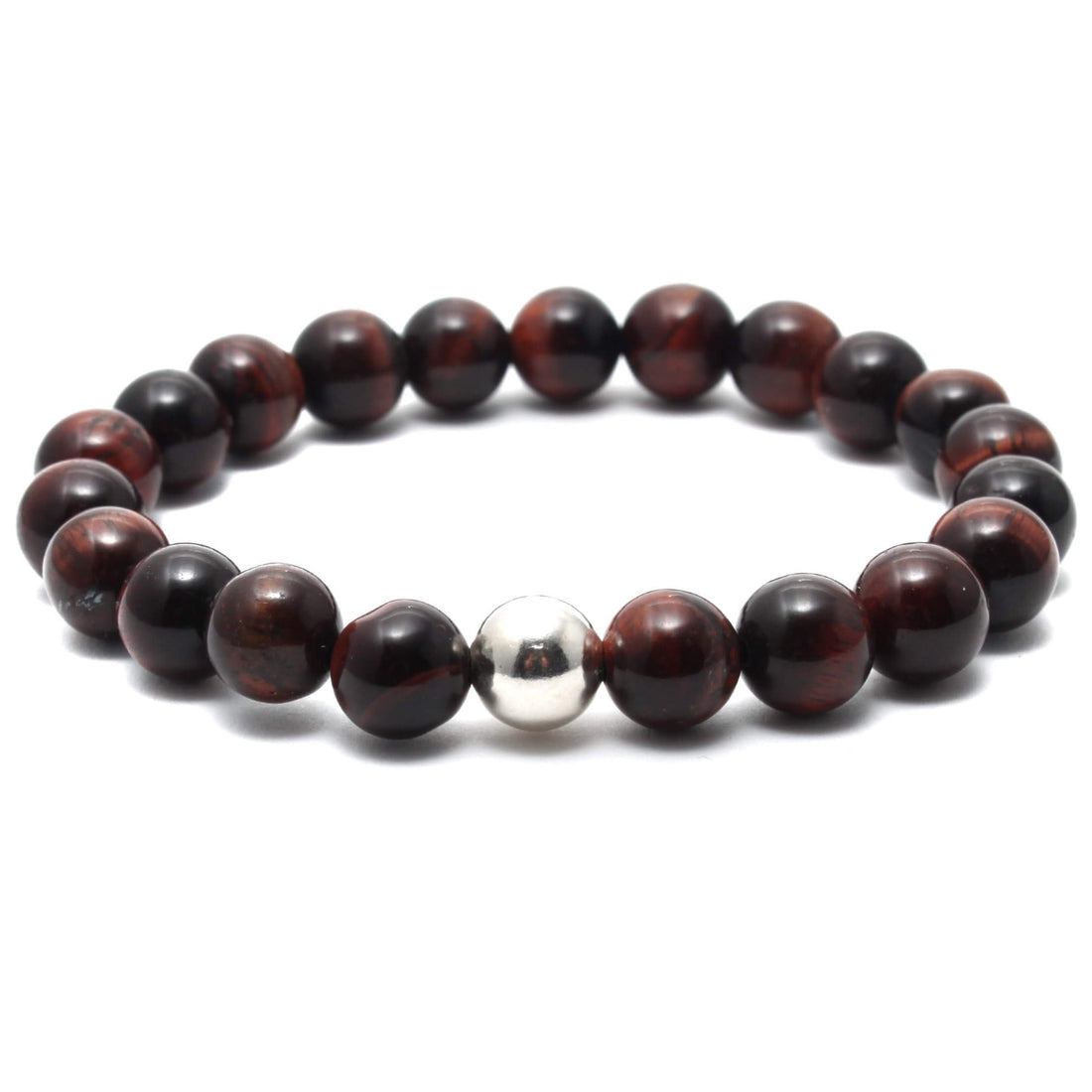 Krystal armbånd med 8mm Okseøje perler